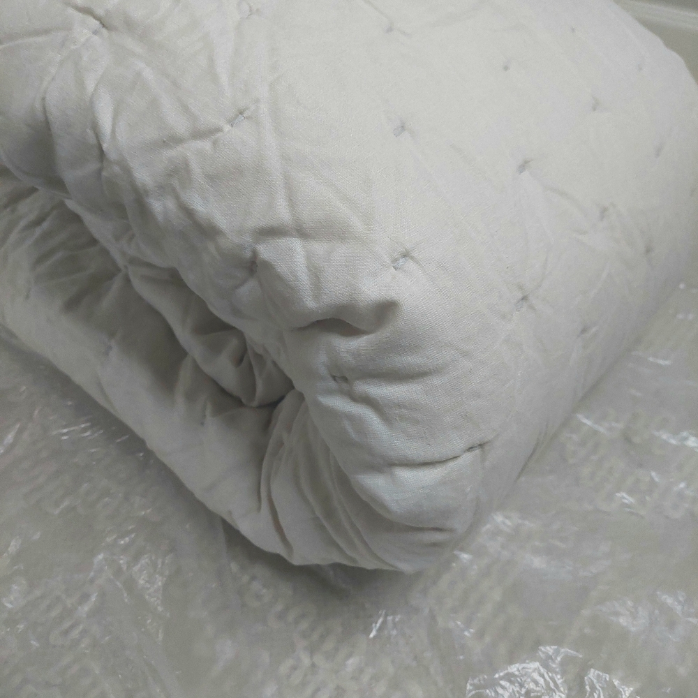 Quince Linen Sand Dream Quilt! King/ Cal King! (876) - Picture 7 of 8